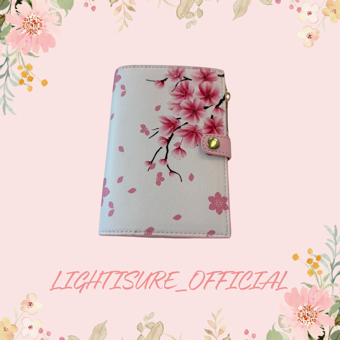 Pinky Cherry Blossom Passport Holder