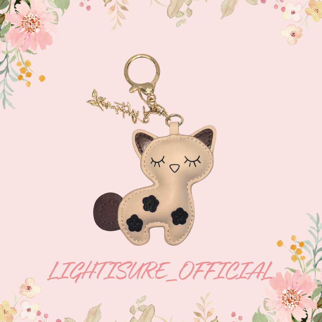 Lightisute 皮革貓咪包掛飾